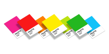 Logo colors palette chips